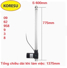 XiLanh điện tốc độ 5mm/s tải trọng 6000N DC24V