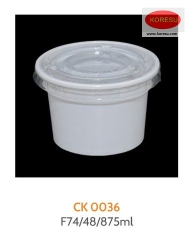 Cốc kem trắng 01