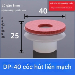 NÚM HÚT CHÂN KHÔNG KHÔNG ĐỂ LẠI DẤU VẾT- Núm hút cao su có dán xốp đỏ không dấu.