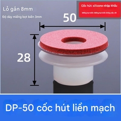 NÚM HÚT CHÂN KHÔNG KHÔNG ĐỂ LẠI DẤU VẾT- Núm hút cao su có dán xốp đỏ không dấu.
