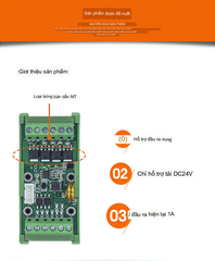 Bảng mạch PLC FX1N-10MT  . Bảng mạch điều khiển máy công nghiệp PLC , giang hàng nhanh chóng (653301-5)