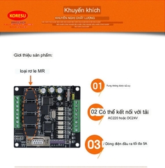 Bảng mạch điều khiển PLC dành cho máy móc công nghiệp , xả kho PLC FX1N - 10MR , MT . Bảng mạch điều khiển PLC plug-in đầu cuối cố định . (653301-4)