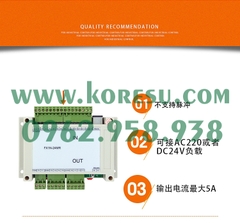 Bảng điều khiển công nghiệp PLC trong nước FX1N-24MTMR4 A Trục 4 Xuất Pulse Output Control (65330-27)