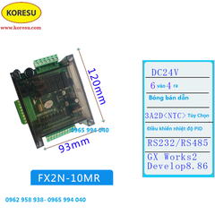 PLC board FX2N-14MT  ( 14MR ) CÓ VỎ Hộp (65312- 65313)