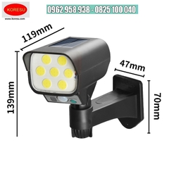 đèn tường mô phỏng camera giám sát cảm biến sử dụng pin năng lượng mặt trời , ánh sáng mạnh chống trộm, điều khiển từ xa,đèn giám sát không dây,chống nắng mưa nước