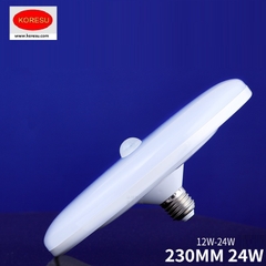 Đèn LED UFO cảm ứng cơ thể con người, cảm ứng radar, cảm biến âm thanh, và ánh sáng dùng cho hành lang, nhà để xe