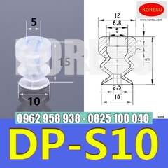 Núm Hút Cao Su Suất Khẩu Chất Lượng Cao DP-S, lỗ 5mm.