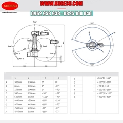 Robot sáu trục ABB Robot IRB120 dập, phun, xử lý, hàn cánh tay cơ khí robot công nghiệp