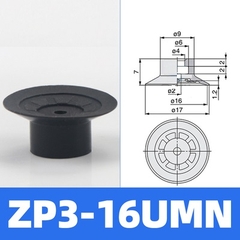 Cọc hút Zp3-L100- M10  gắn kết vào núm hút Zp2, ZP3