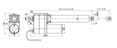 Xi lanh điện công nghiệp, lực đẩy 900kg.