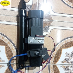 Trục đẩy tự động điện 220v, ty điện thuỷ lực có đấu sẵn công tắc điều khiển.