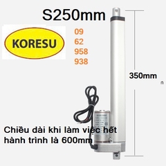 Xi lanh điện tốc độ di chuyển 45mm/s- lực đẩy 45mm/s, Điện 12v/ 24v, HY01.