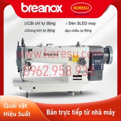 Máy may mới tự động đồng bộ 0303DY , may bọc da hành lý , đệm  , đa chất liệu dày (65340-8)