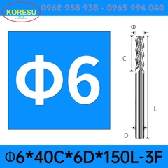 Dao Phay 3 Lưỡi ,Dao Phay Nhôm Đặc Biệt ( CÁN DAO DÀI HƠN) (TR004)