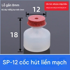 Cốc chân không xốp đỏ – Hút màn hình, kính, kim loại không để lại dấu vết
