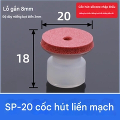 Cốc chân không xốp đỏ – Hút màn hình, kính, kim loại không để lại dấu vết