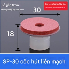 Cốc chân không xốp đỏ – Hút màn hình, kính, kim loại không để lại dấu vết