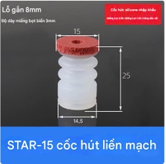 Cốc chân không xốp đỏ – Hút màn hình, kính, kim loại không để lại dấu vết
