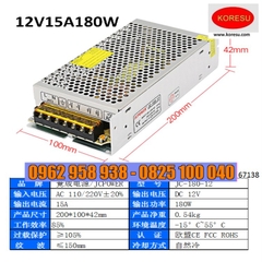 Nguồn chuyển đổi điện 220v sang 12v , nguồn tổ ong công suất lớn.