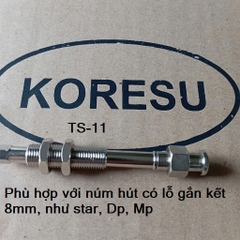 Cọc hút chân không hành trình nhún 20mm, đầu bắt núm hút tuỳ chỉnh