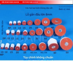 NÚM HÚT CHÂN KHÔNG KHÔNG ĐỂ LẠI DẤU VẾT- Núm hút cao su có dán xốp đỏ không dấu.