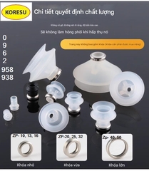 Giác Hút Chân Không Robot ZP có 2 ngăn nhún- Ứng Dụng vào hút gắp sản phẩm công nghiệp