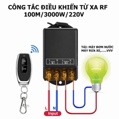 Bộ điều khiển thiết bị từ xa điện 220v 30A 2200w dùng cho sinh hoạt gia đình.