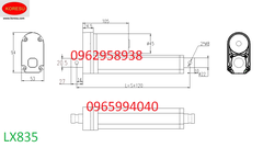 Xilanh điện LX835 Tốc độ cao