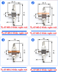 Đầu liên kết của núm hút với cọc hút chân không