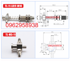 Thân Giác Hút Cọc Hút Chân Không TS-11-M12*1.0