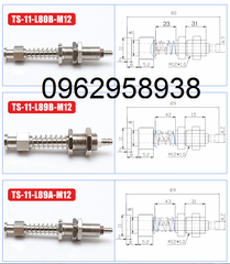 Thân Giác Hút Cọc Hút Chân Không TS-11-M12*1.0