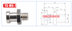 Cọc hút khí TS-11, ren cố định M10 dài 15mm.