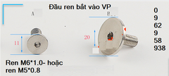 Núm hút chân không VP-10/20/30/40/50 cho robot tự động – Giác hút cao su chuyên hút bao bì, túi nilon.