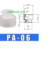 Núm hút cao su một ngăn 6mm, PA_06