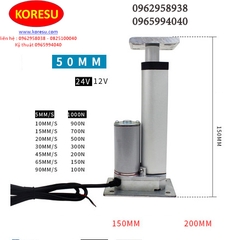 XiLanh Điện có giá đỡ 2 đầu Hành trình từ 20mm đến 1000mm