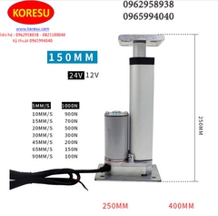 XiLanh Điện có giá đỡ 2 đầu Hành trình từ 20mm đến 1000mm