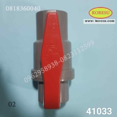 Van khóa mở nước của ống nhựa PVC, các cỡ ống 21, ống 27, ống 34, ống 42, ống 48.