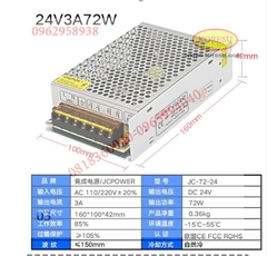 Nguồn Tổ Ong 24V, 1A, 2A, 3A, 6A, 10A.