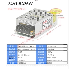 Nguồn Tổ Ong 24V, 1A, 2A, 3A, 6A, 10A.