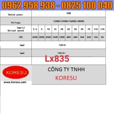 Xilanh điện LX835 Tốc độ cao