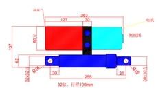 Xi Lanh Điện Thủy Lực 24V 12A - Lực đẩy thẳng 1.2 Tấn, Ứng Dụng Đa Dạng, Bền Bỉ
