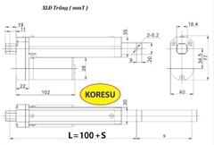 Xi lanh điện tốc độ di chuyển 45mm/s- lực đẩy 45mm/s, Điện 12v/ 24v, HY01.