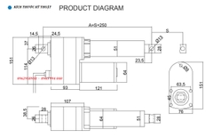 Thiết bị nâng hạ tự động trong xe nâng, dàn năng lượng mặt trời, xe ô tô YNY-04 ( LX700)