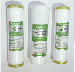 Lõi lọc nước Kangaroo , quả lọc số 1, 2, 3 và cobo bộ 3 lõi lọc hàng đầu Việt Nam.