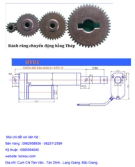 Xi lanh điện 24v, hành trình 100mm, xi lanh điện nâng hạ tự động.