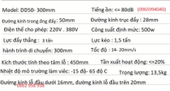 Xi lanh điện 24v , lực đẩy 2,7 tấn , lực kéo 1,5 tấn, xi lanh điện thuỷ lực DD50.