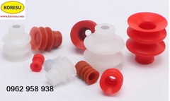 Núm hút cao su silicon 3 ngăn, giác hút chân không Star 3 ngăn dùng cho cọc hút đầu bắt núm 8mm