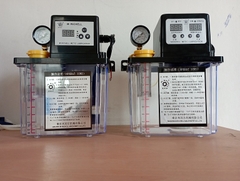 BÌNH BƠM DẦU TỰ ĐỘNG cho máy CNC, màn hình kép , có đồng hồ,