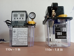 BÌNH BƠM DẦU TỰ ĐỘNG cho máy CNC, màn hình kép , có đồng hồ,