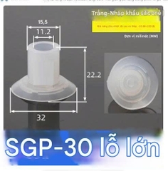 Núm hút cao su SGP - Giác hút chân không hút bao bì có tráng giấy bạc,vỏ lon bia, túi nilon.
